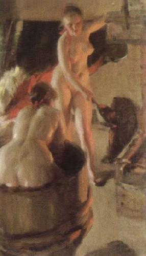 Anders Zorn girls from dalarna having a bath china oil painting image